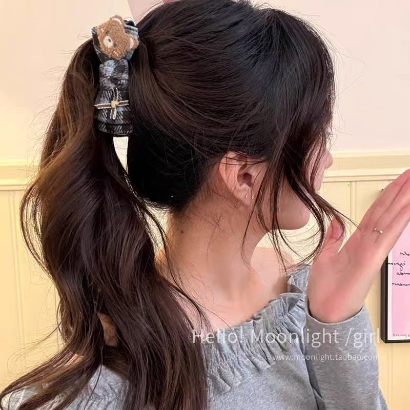 Pasador de pelo con lazo de lujo ligero