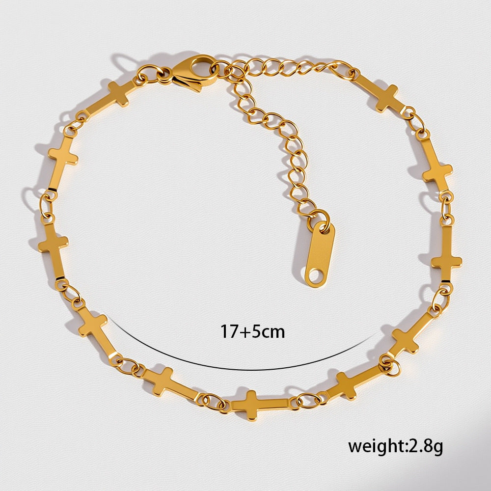 Pulsera esencial en tono dorado