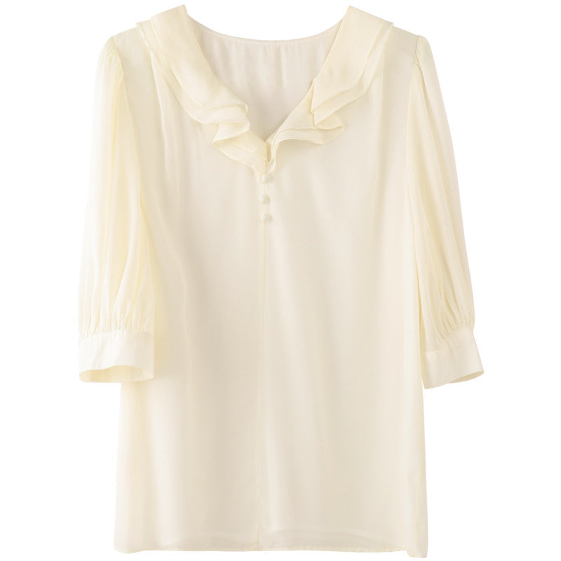 High-Waist Flowing Pleated Shorts