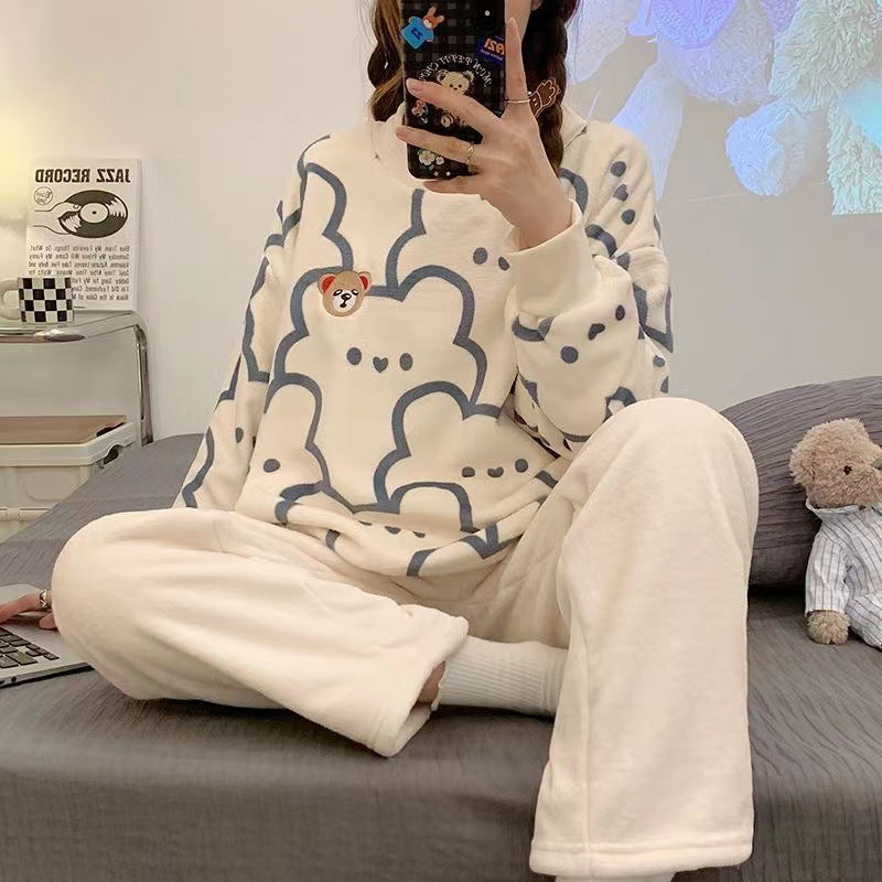 Soft Flannel Pajama Set for Women