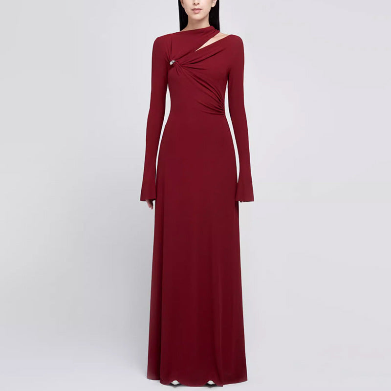 Vestido Acampanado de Punto para Mujer