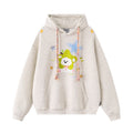 Sudadera con capucha y estampado de cachorro estrellado