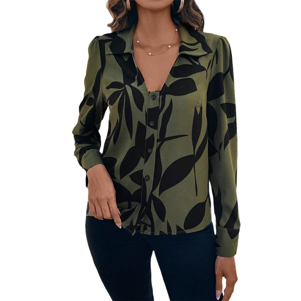 Elegant Printed Blouse Top for Women