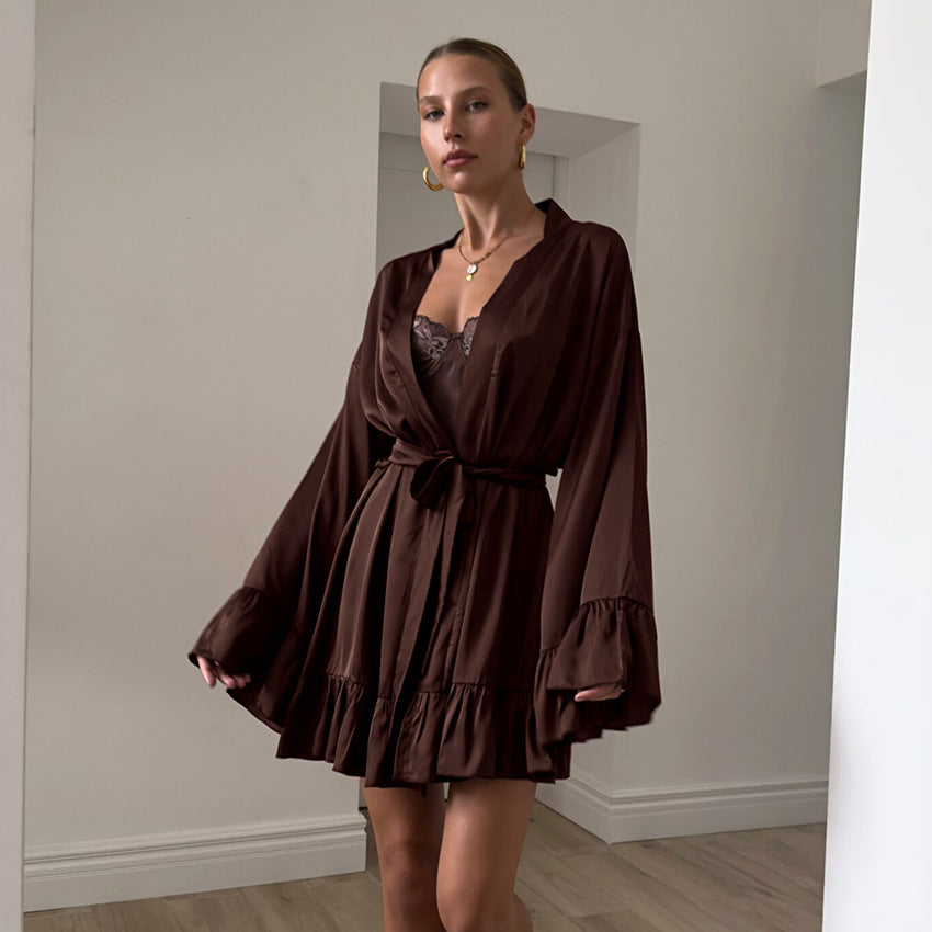 Minimalist Brown Lounge Set, Soft and Comfortable