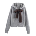 Cropped Long Sleeve Top with Zip, Fitted Cut