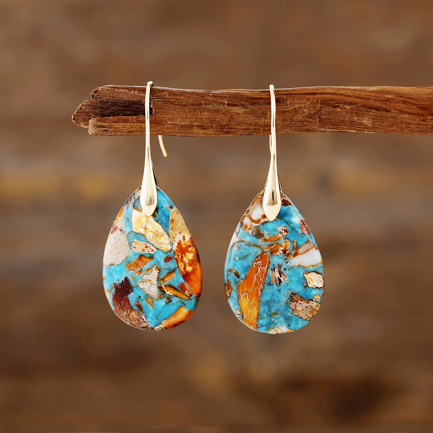 Pendientes de Lágrima Elegantes para Resort