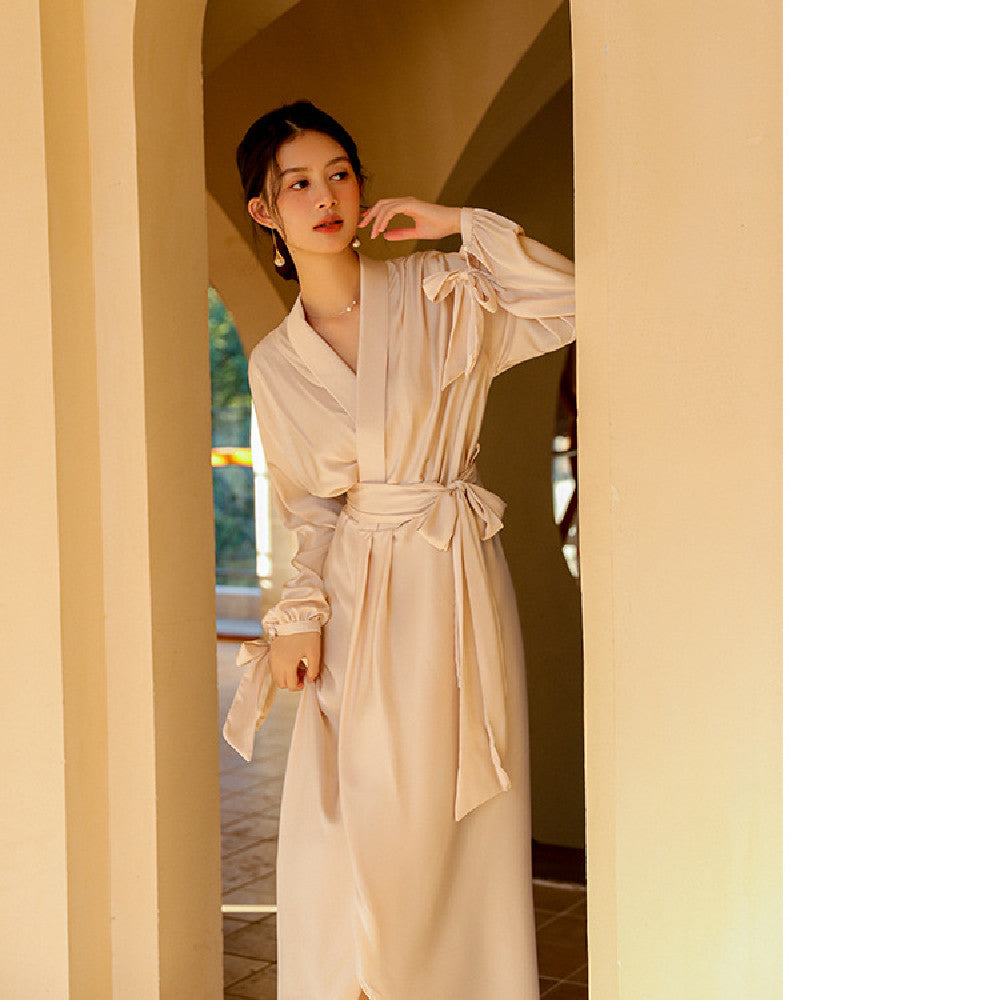 Light Silk-Effect Pajamas for Women