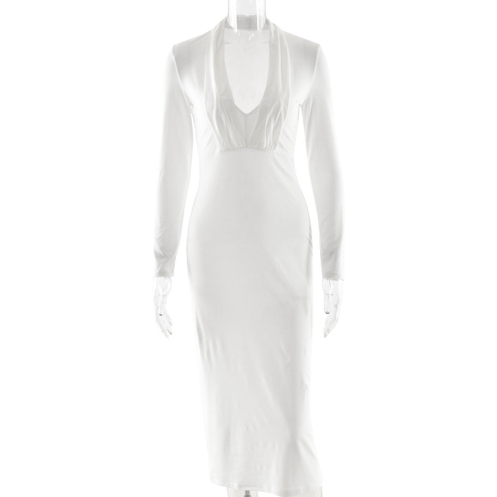 Elegant High-Waisted Long Skirt