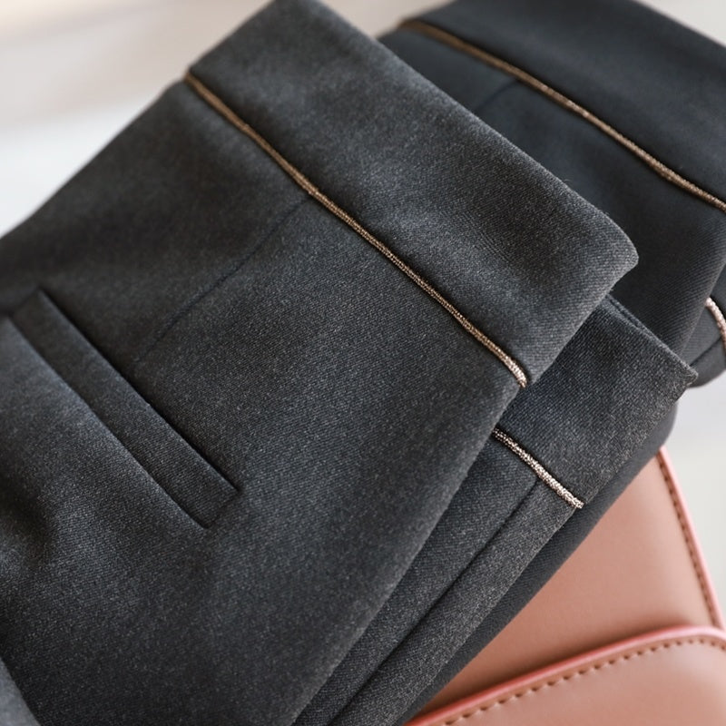 Chic Straight-Leg Tailored Pants