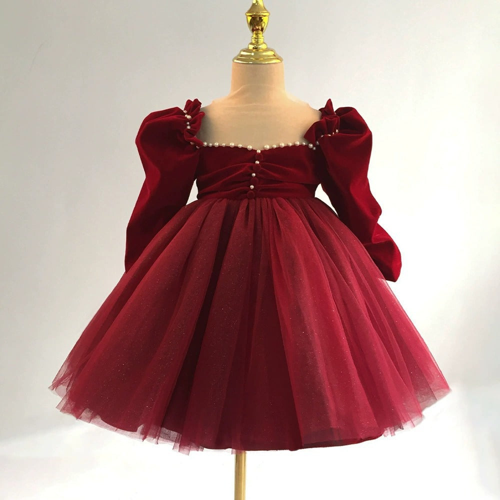 Vestido Largo Rojo de Princesa