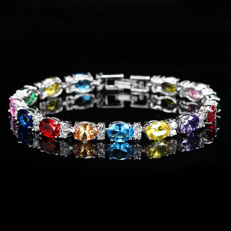 Simple Crystal Zircon Bracelet