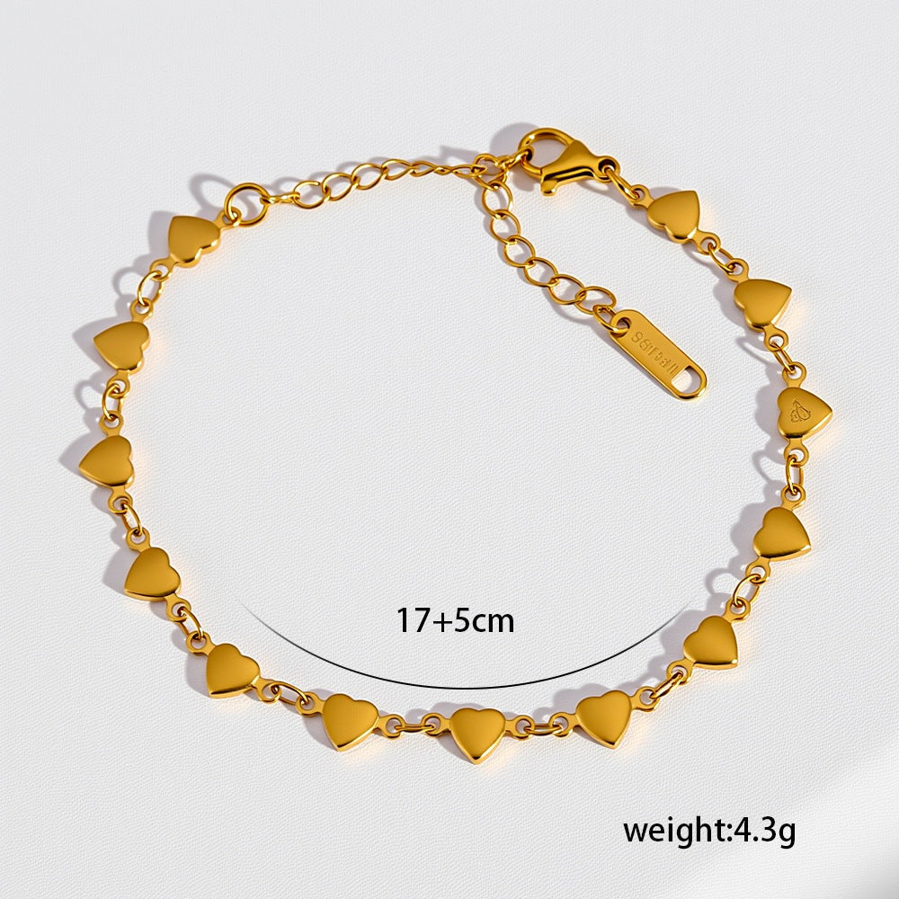 Pulsera esencial en tono dorado