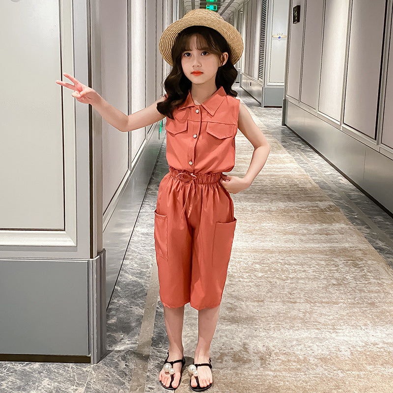 Girls’ Casual Two-Piece Princess Set