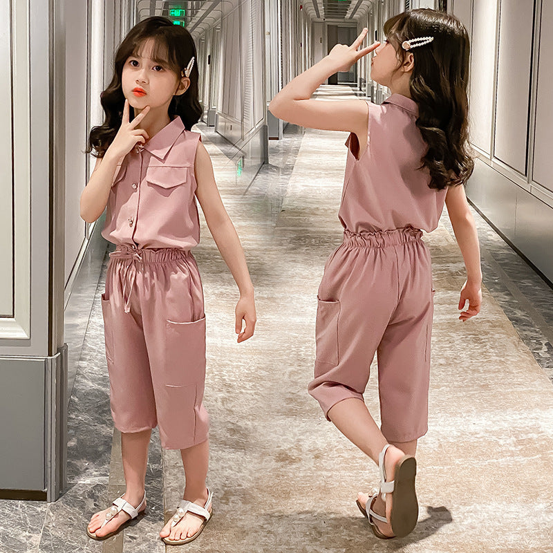 Girls’ Casual Two-Piece Princess Set