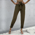 Fitted 7/8 Pants with Lace Detail