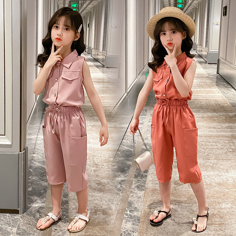 Girls’ Casual Two-Piece Princess Set