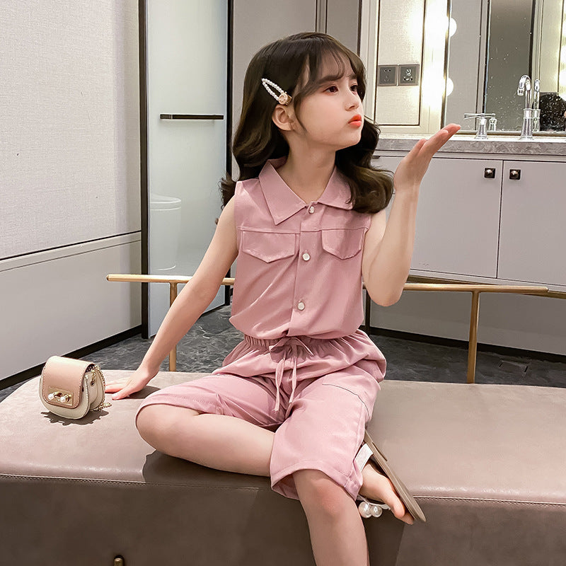 Girls’ Casual Two-Piece Princess Set