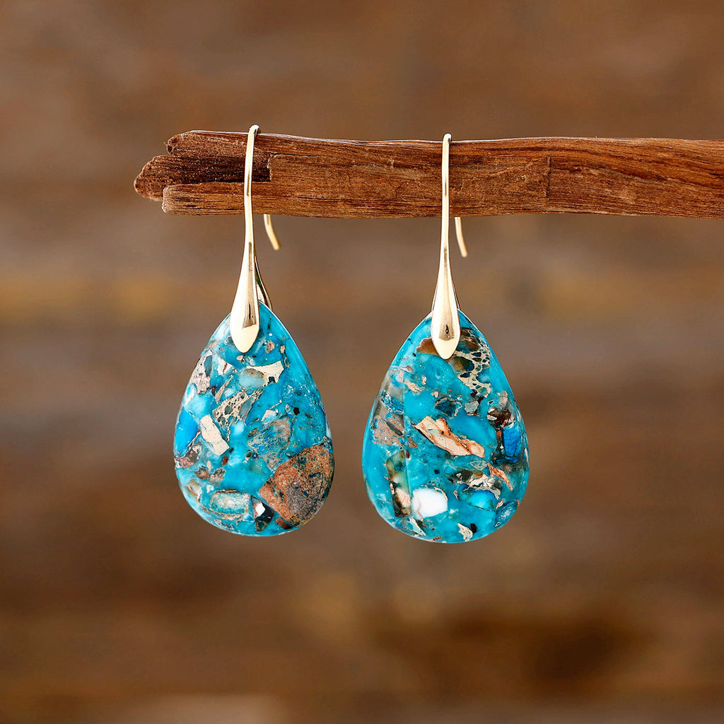 Resort Elegance Teardrop Earrings