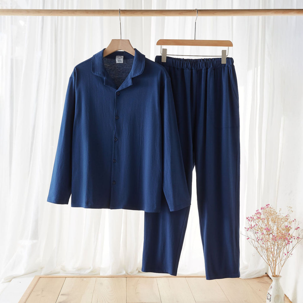 Ensemble pyjama en coton à manches longues pour femmes