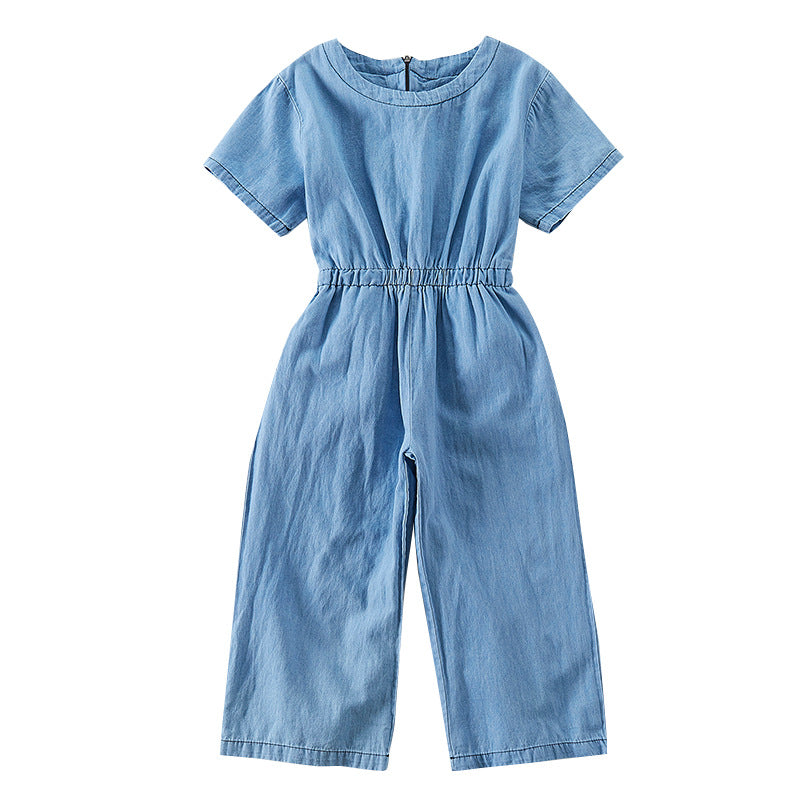 Pantalones coreanos de pierna ancha para niña