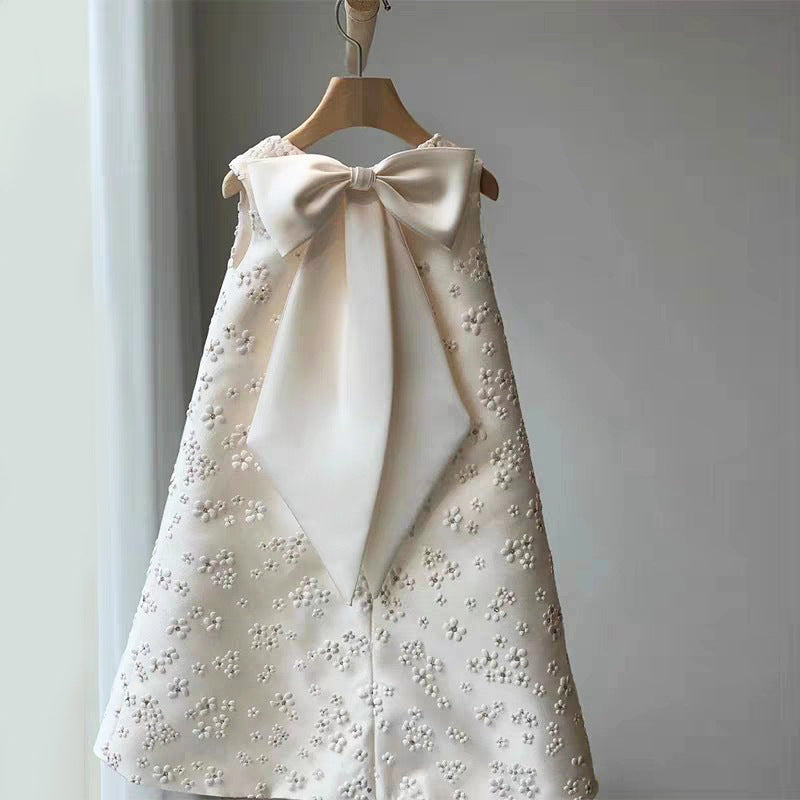 Princess Dress with Daisy Print and Lace