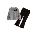 Girls’ Spring Bow Shirt & Pants Set