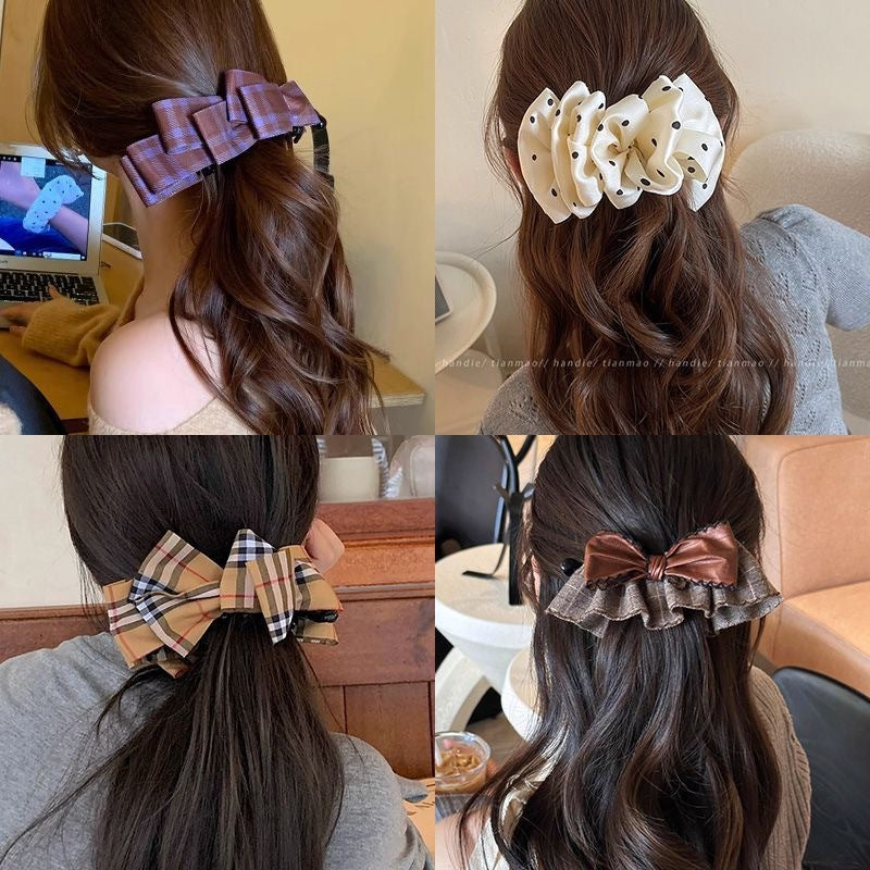 Light Luxury Bow Hair Clip