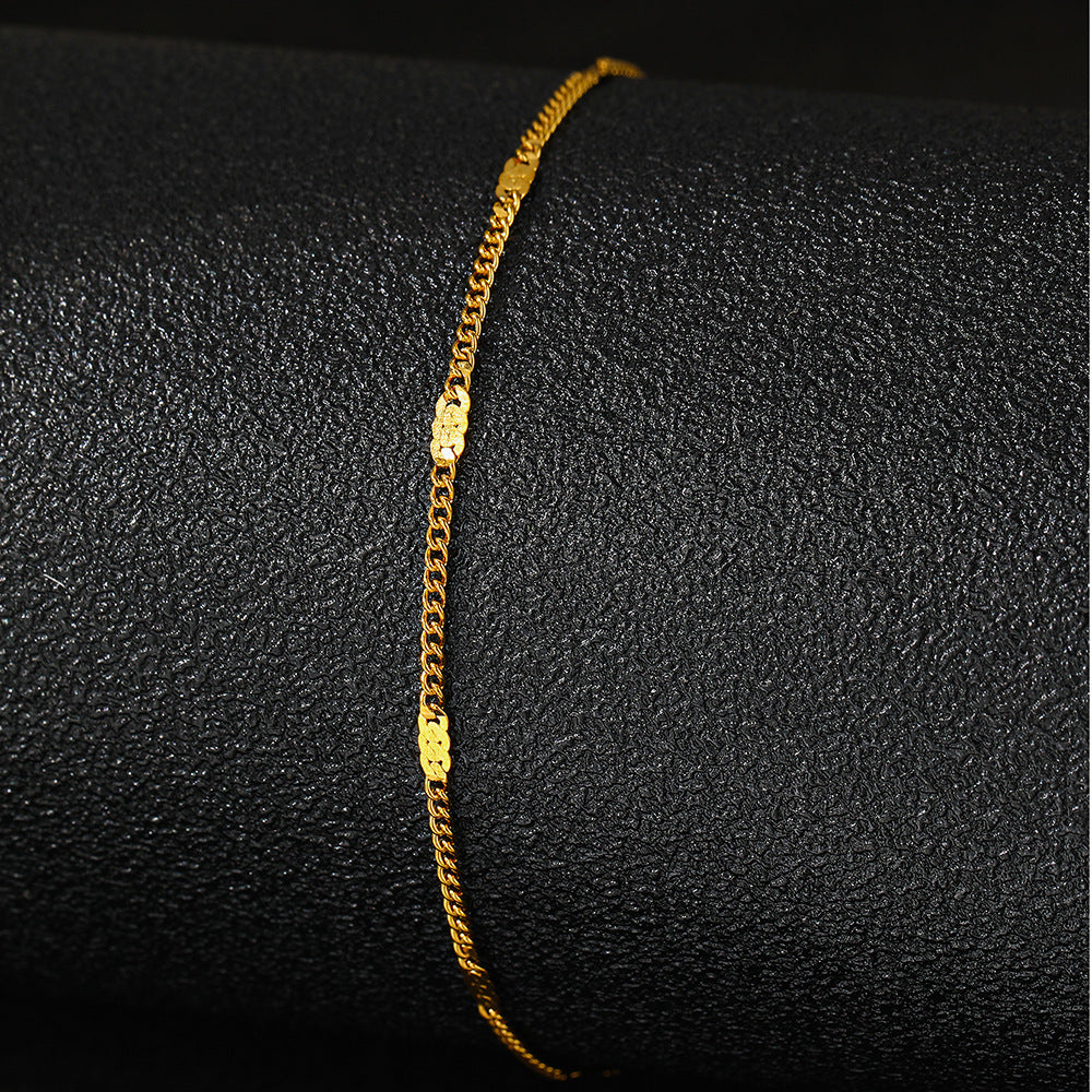 Minimalist Stainless Steel Anklet