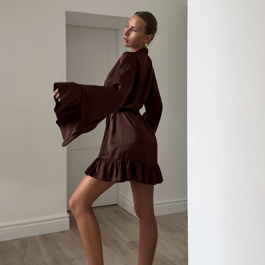 Minimalist Brown Lounge Set, Soft and Comfortable