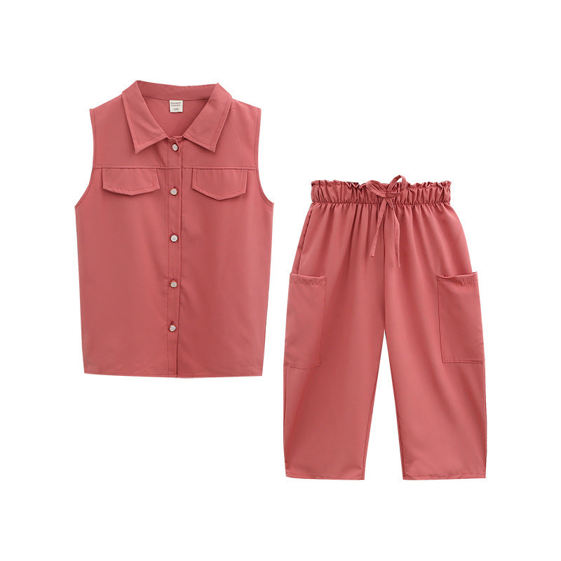 Girls’ Casual Two-Piece Princess Set