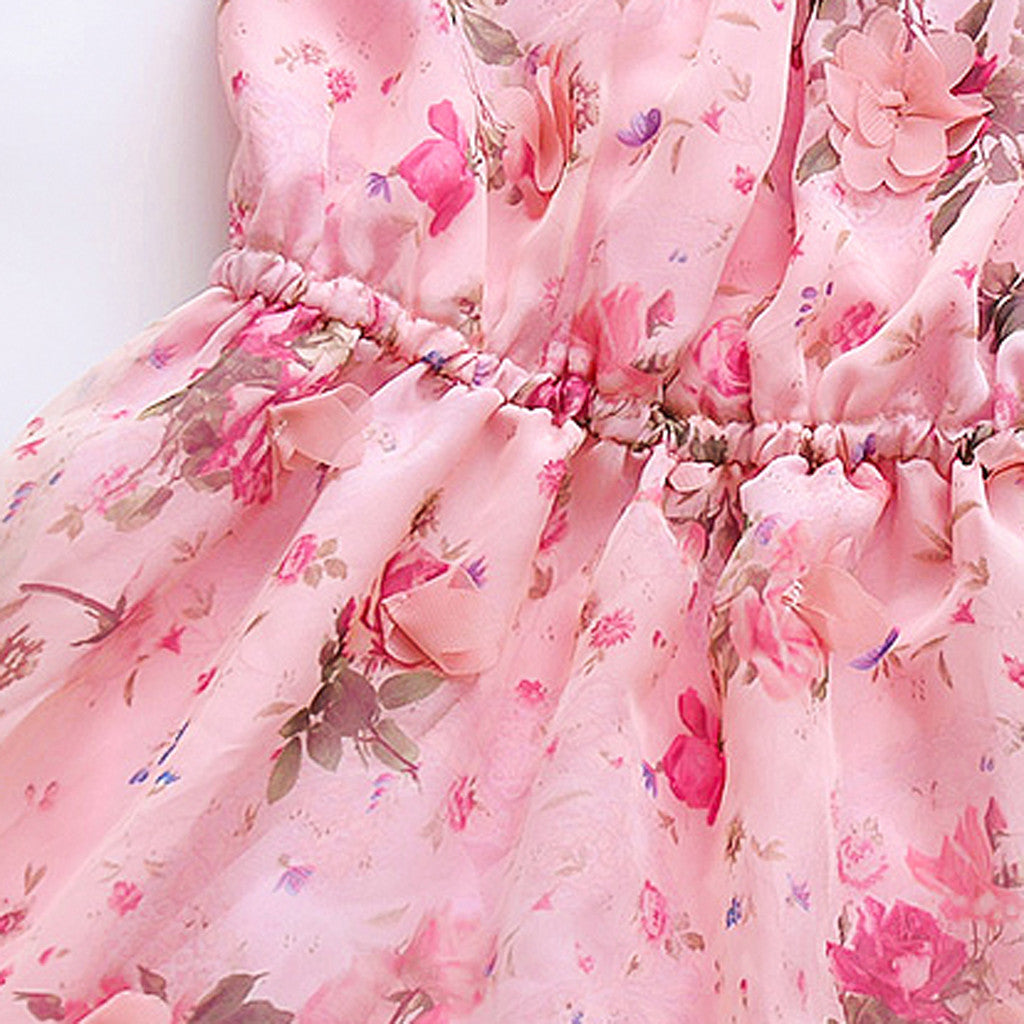 Pink Cotton Summer Dress Baby & Girls, Party Spirit