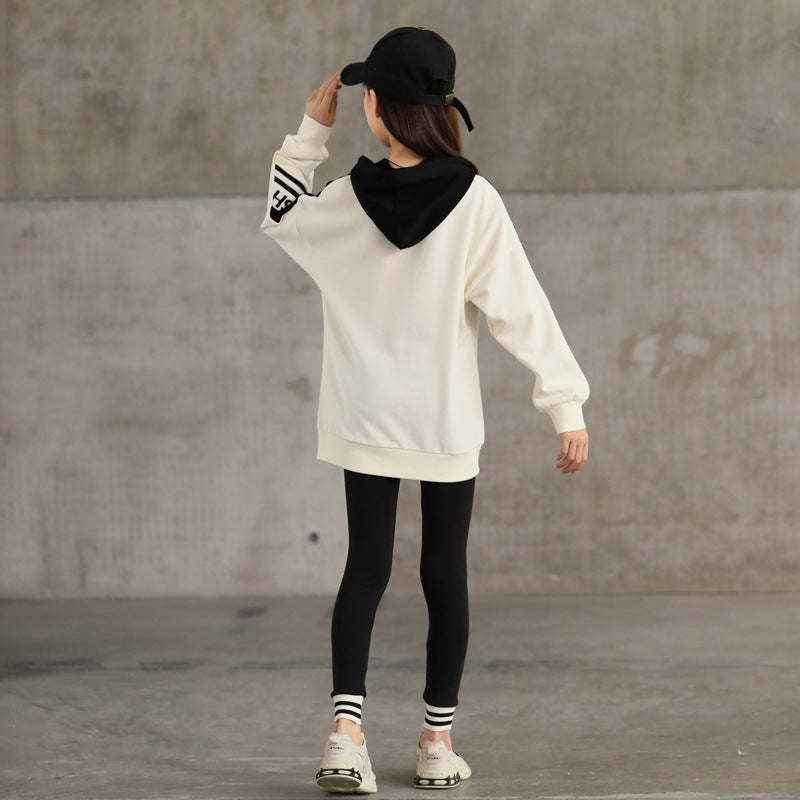 Girls’ Hooded Sportswear Set
