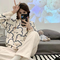 Soft Flannel Pajama Set for Women