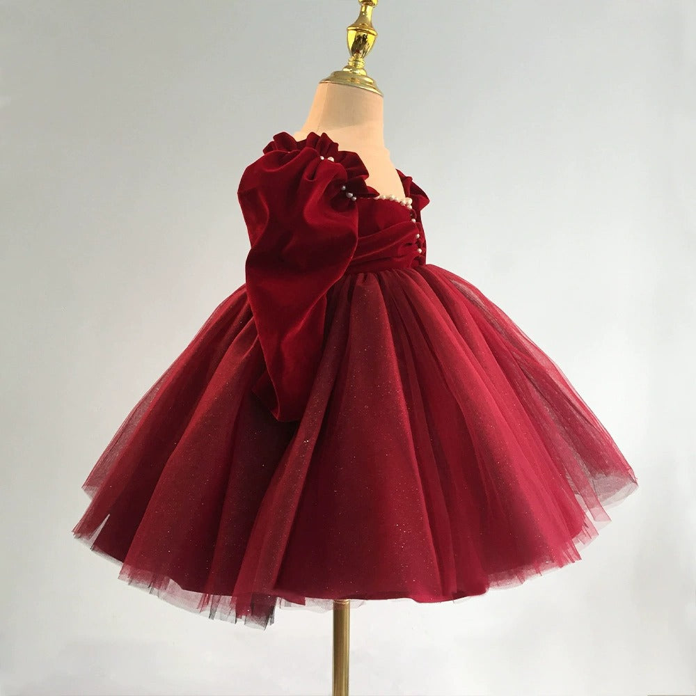 Vestido Largo Rojo de Princesa