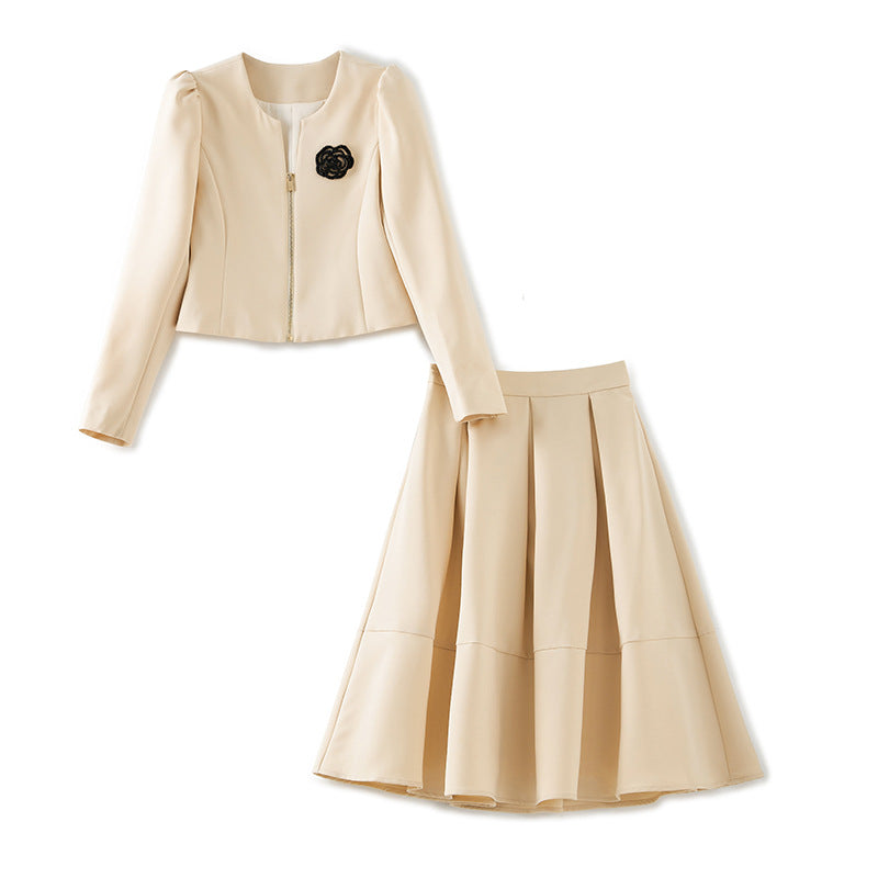 Black Skirt Set with Timeless Elegance Spirit