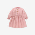 Robe princesse en coton à manches longues