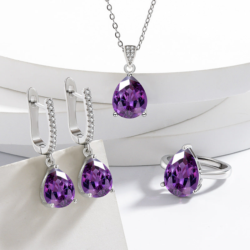 Conjunto de joyas Elegancia Gota de Agua